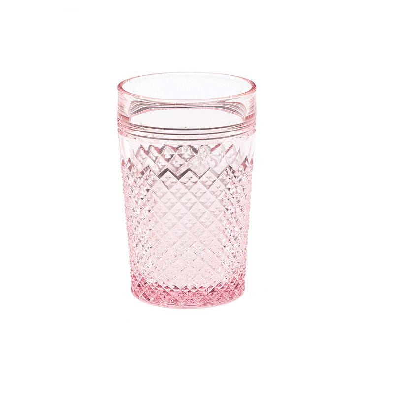 Addison Glass Tumbler - Rose