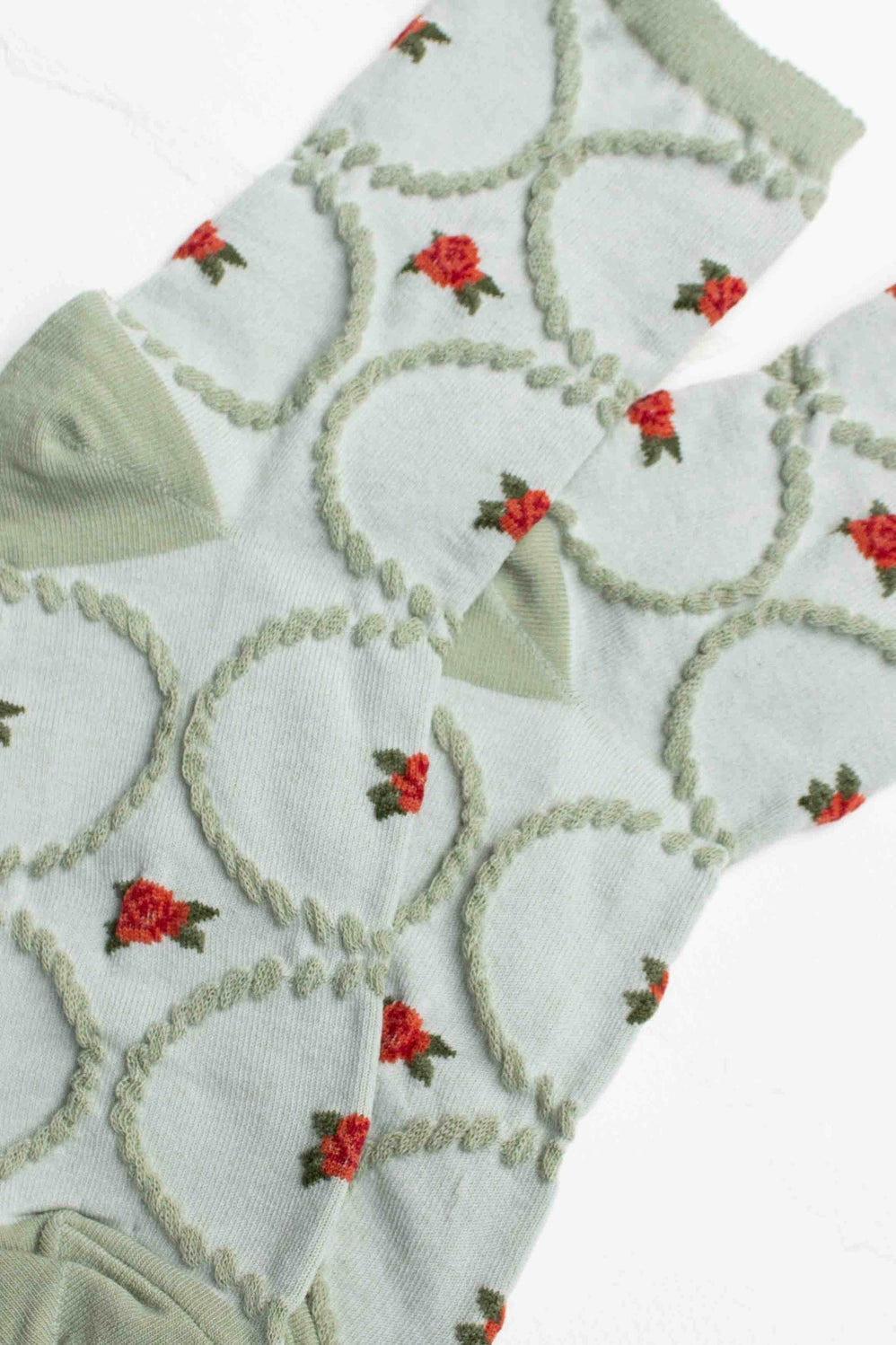 Antique Floral Socks