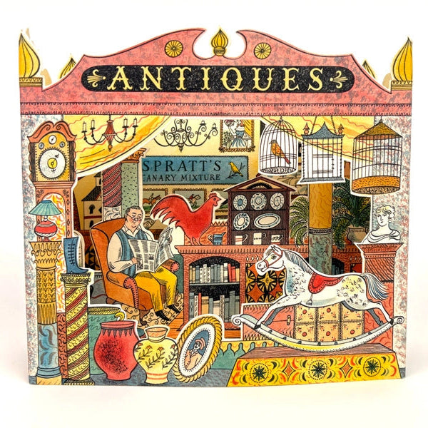 Antiques Shop 3D Card