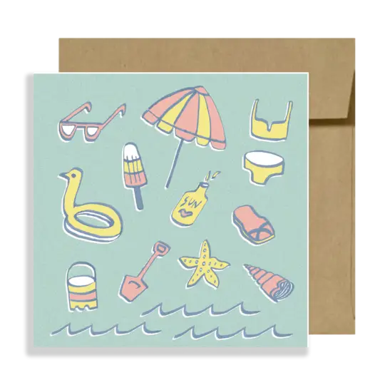 By the Seaside Card