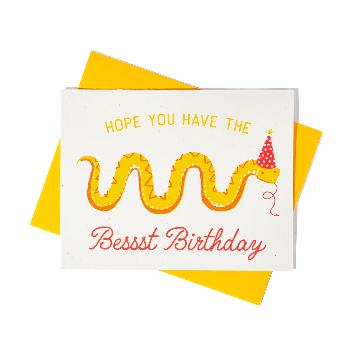 Bessst Birthday Snake Card