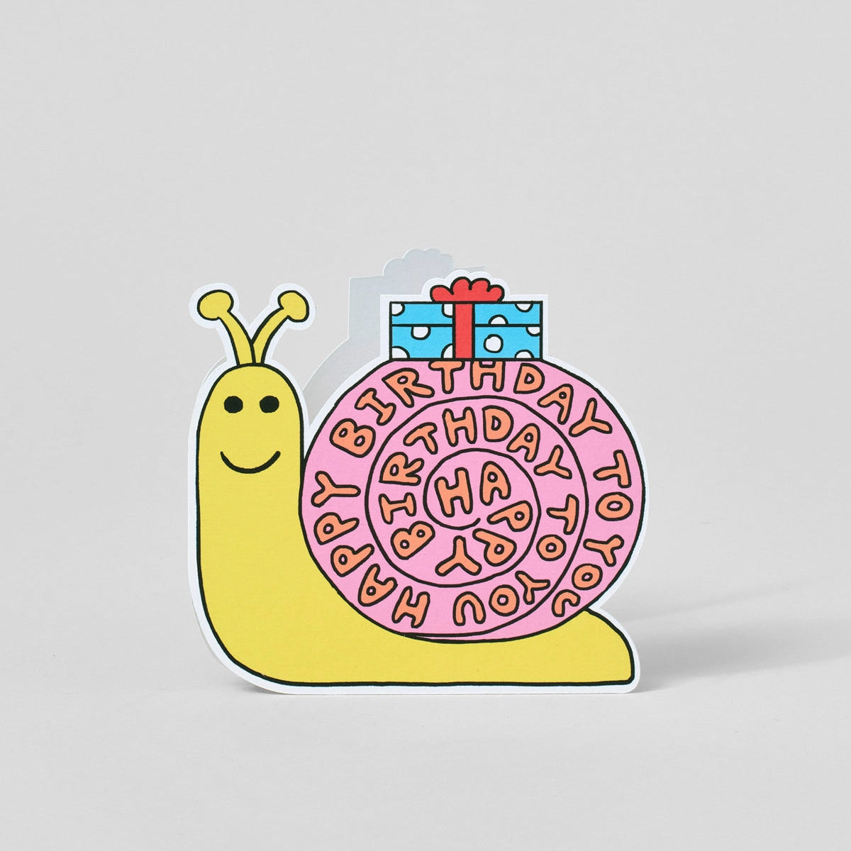 Snail Birthday Card