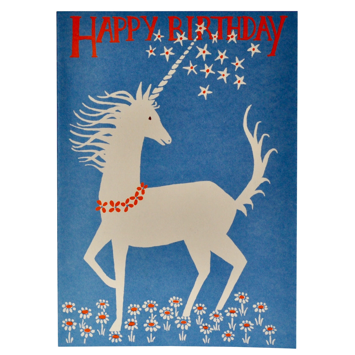 Happy Birthday Unicorn Very Large Card