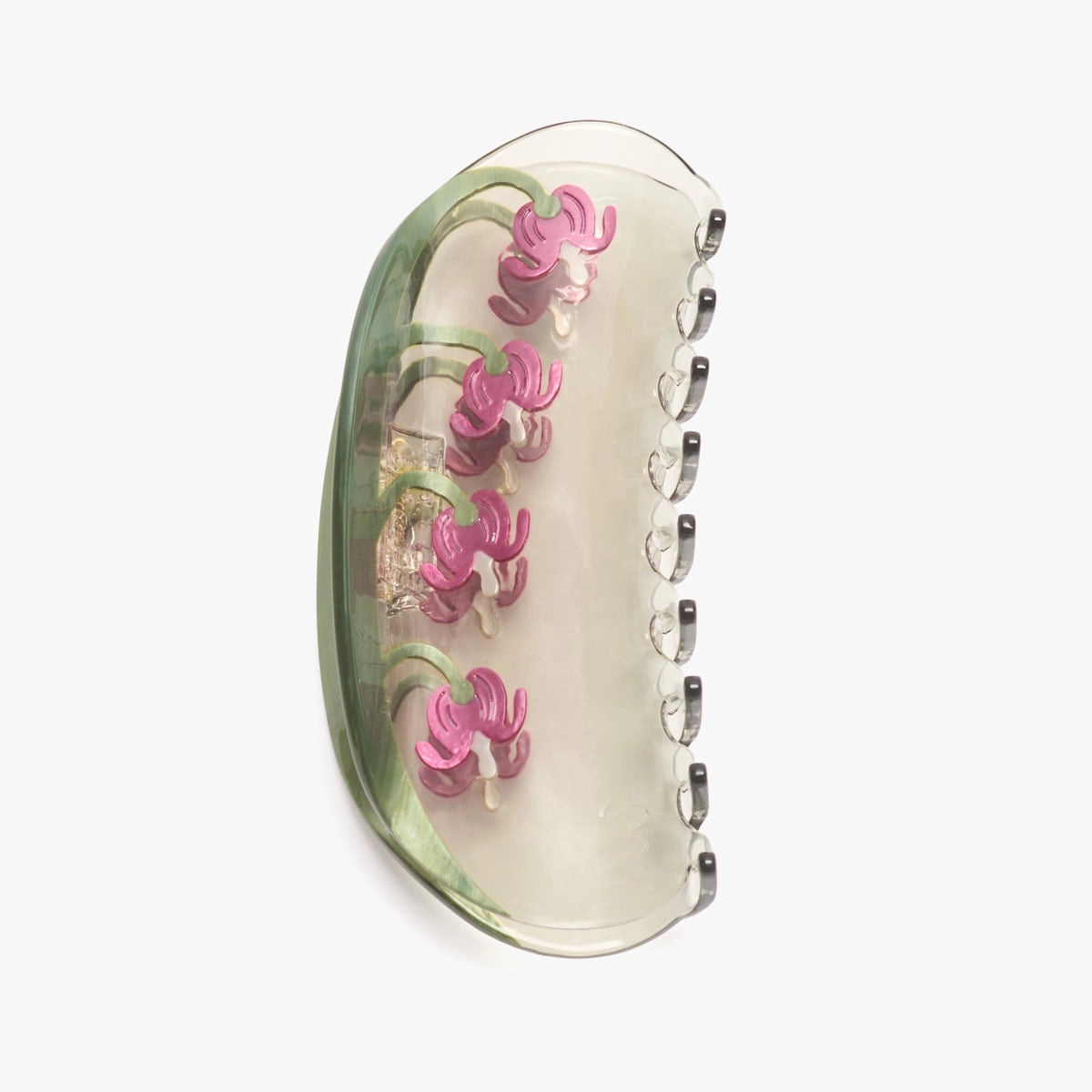 Bleeding Heart Flower Claw Clip