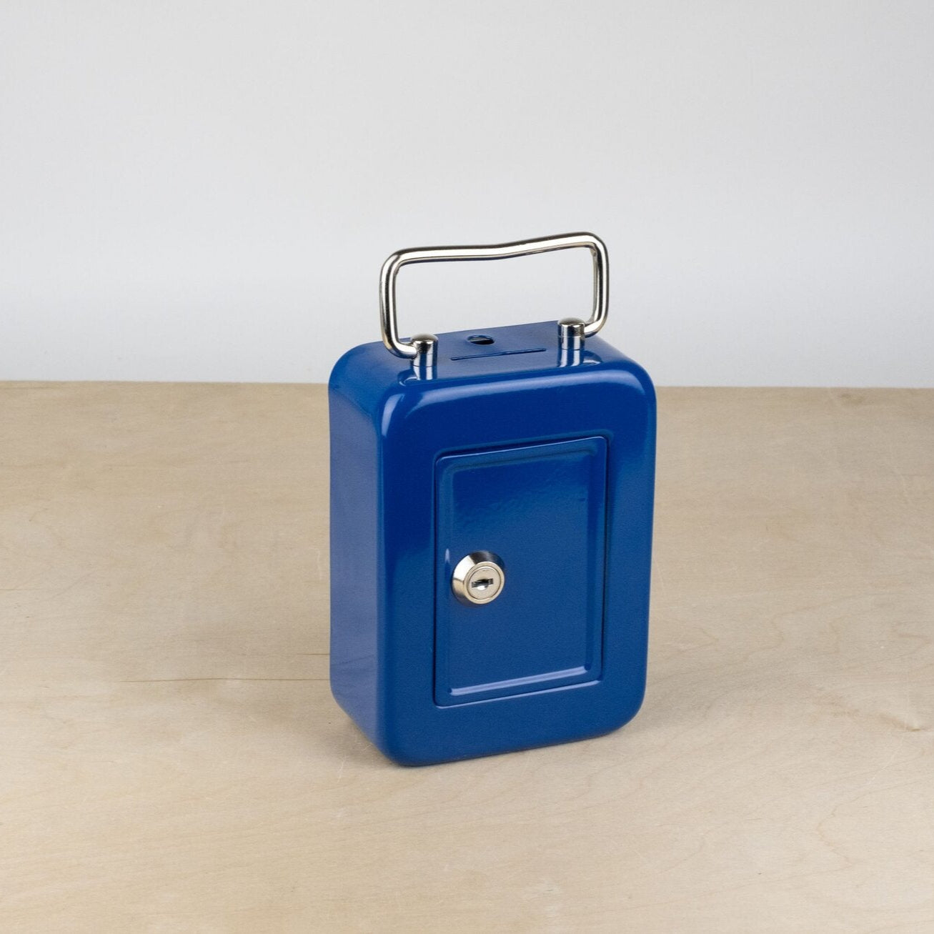 Blue Vertical Money Box