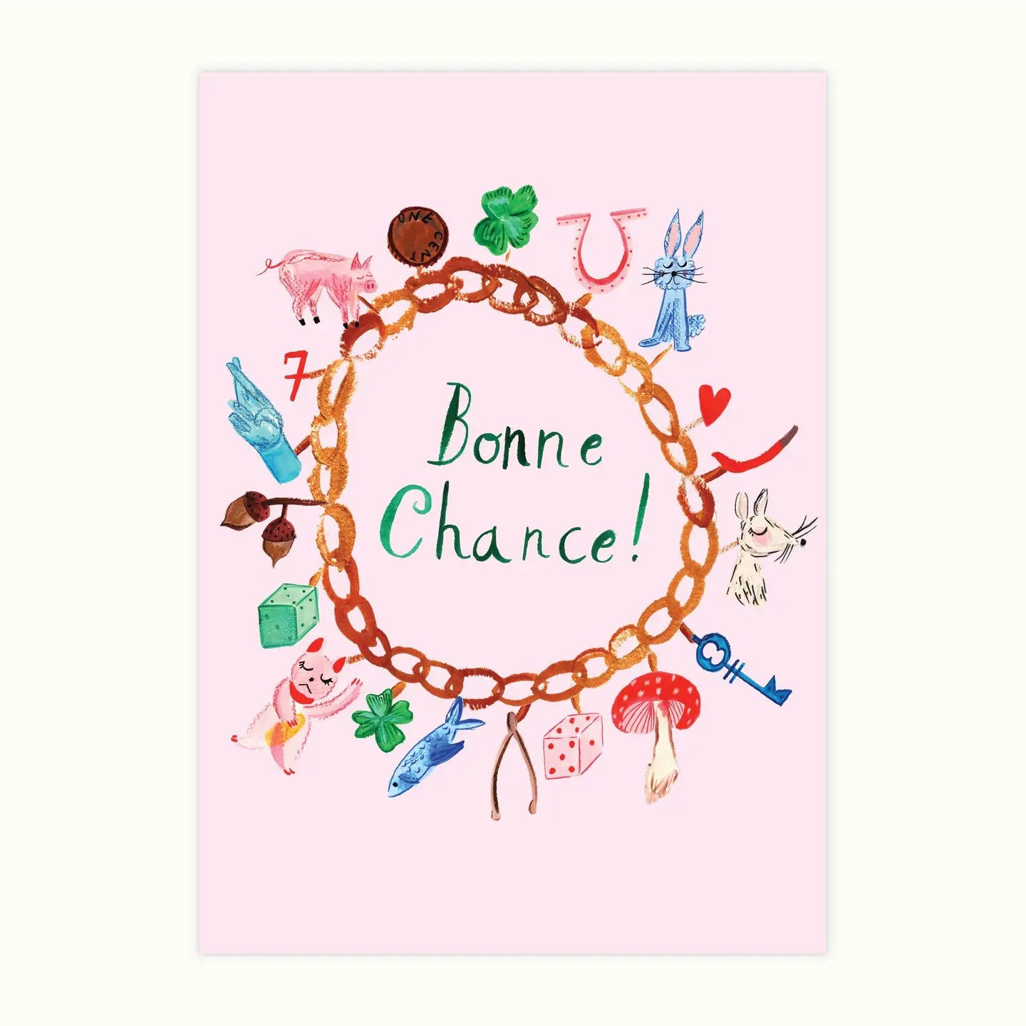 Bonne Chance Card