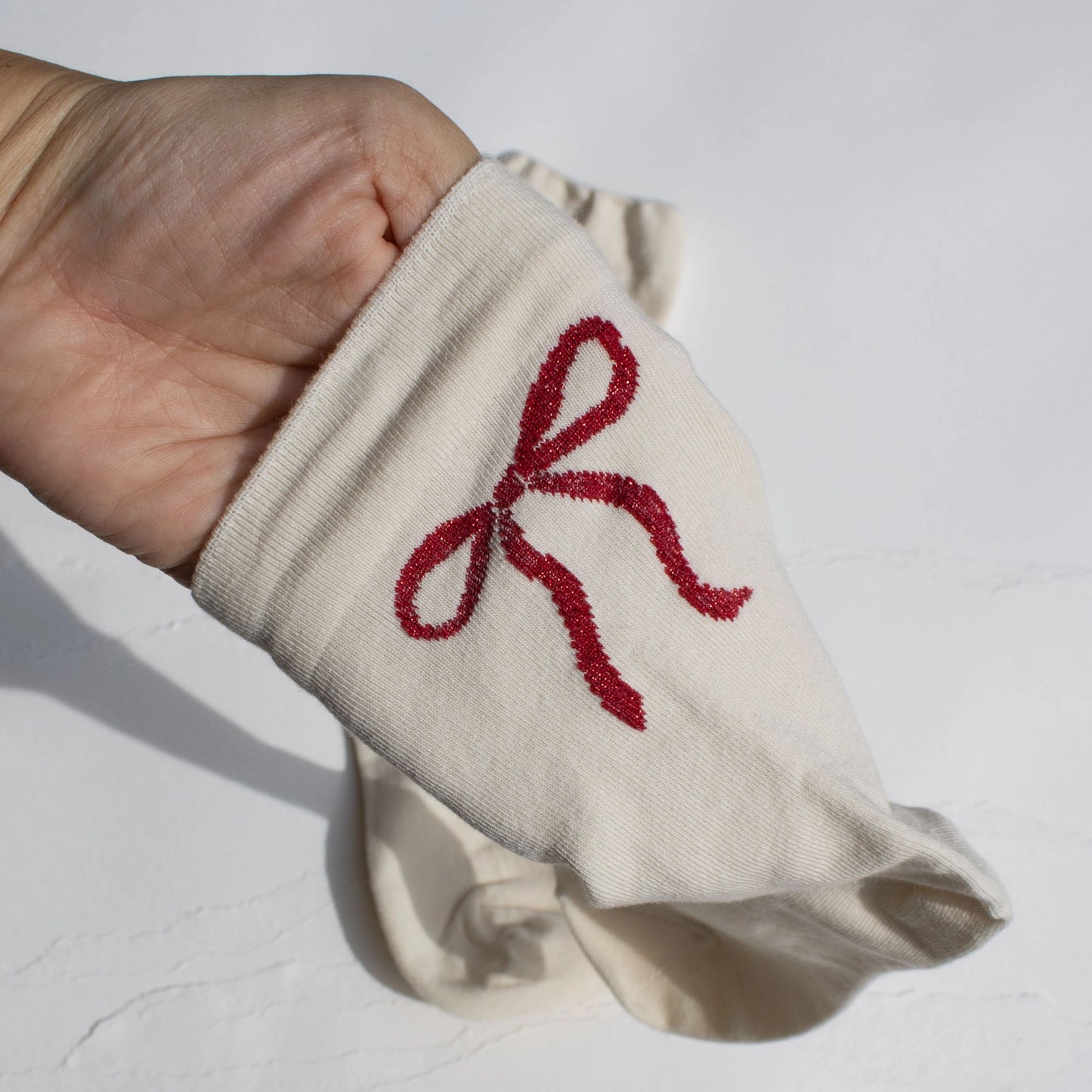 Ribbon Bow Socks