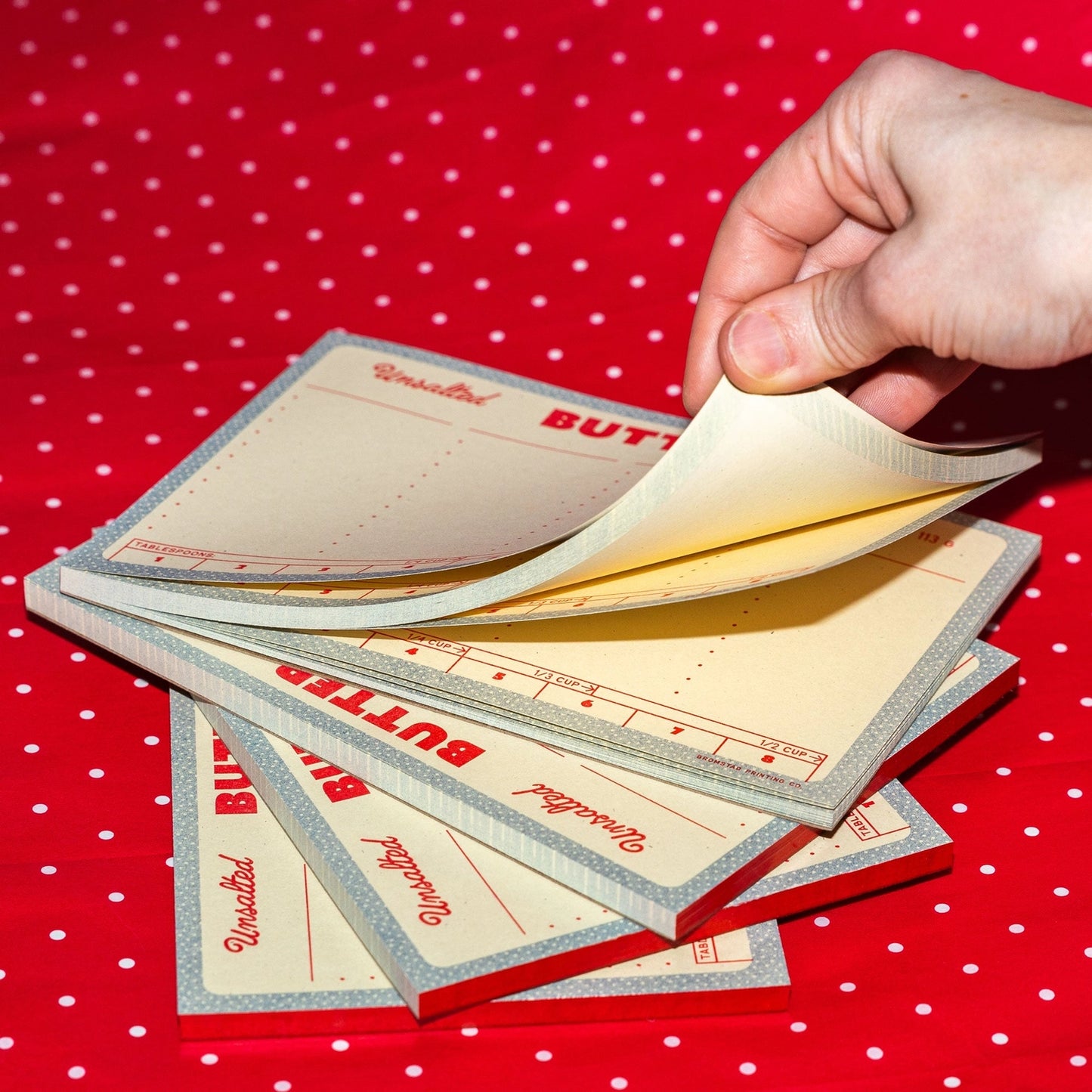 "Pad" of Butter Notepad
