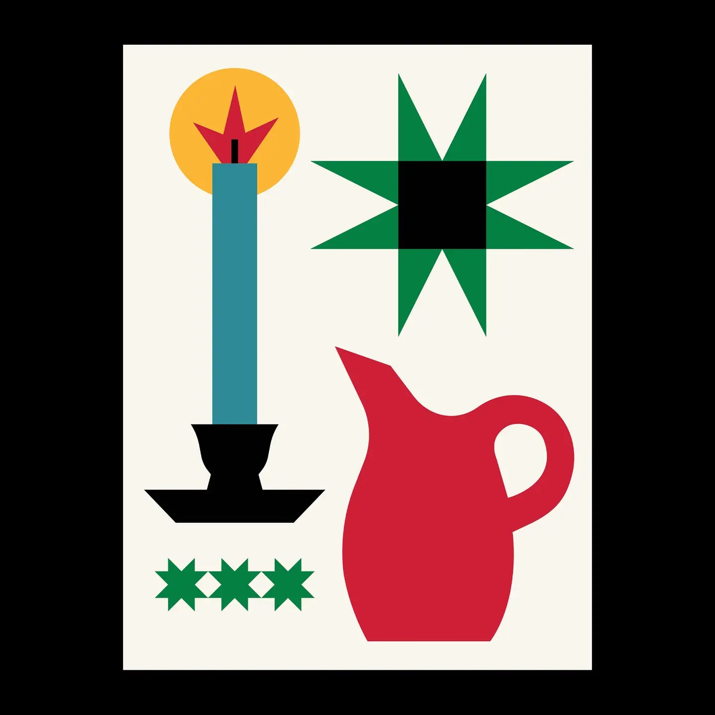 Candlelight Screenprint