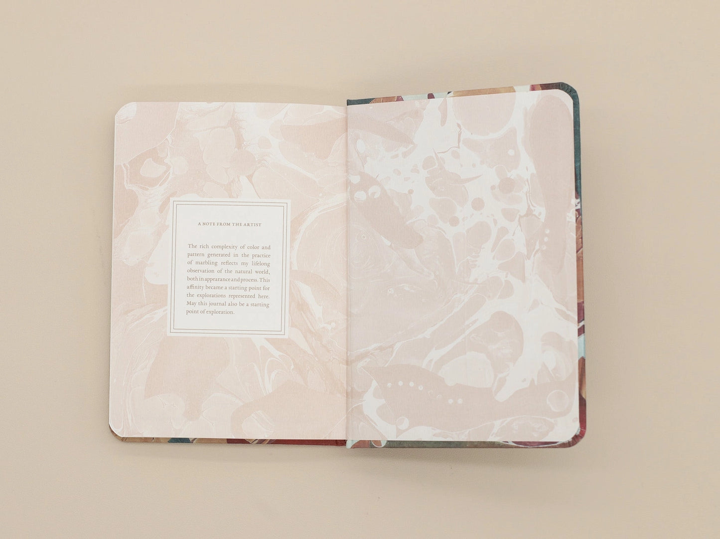 Carnelian Marble B6 Hardcover Journal