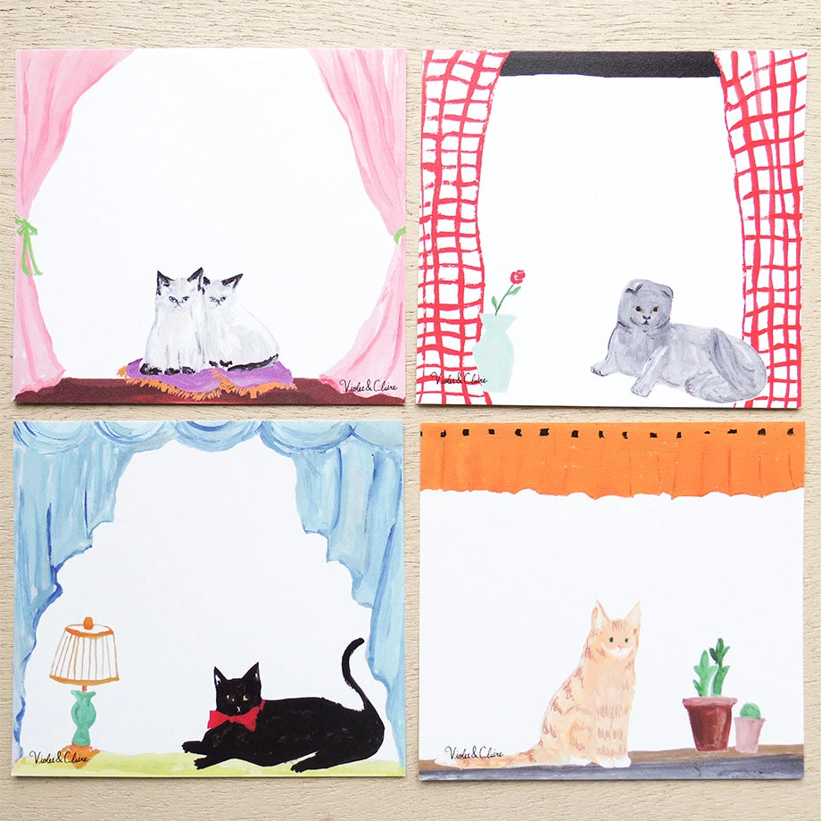 Cat's View Block Memo Pad