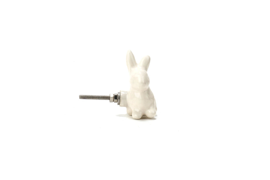 Ceramic Rabbit Drawer Knob
