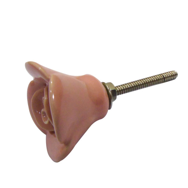 Ceramic Rose Drawer Knob