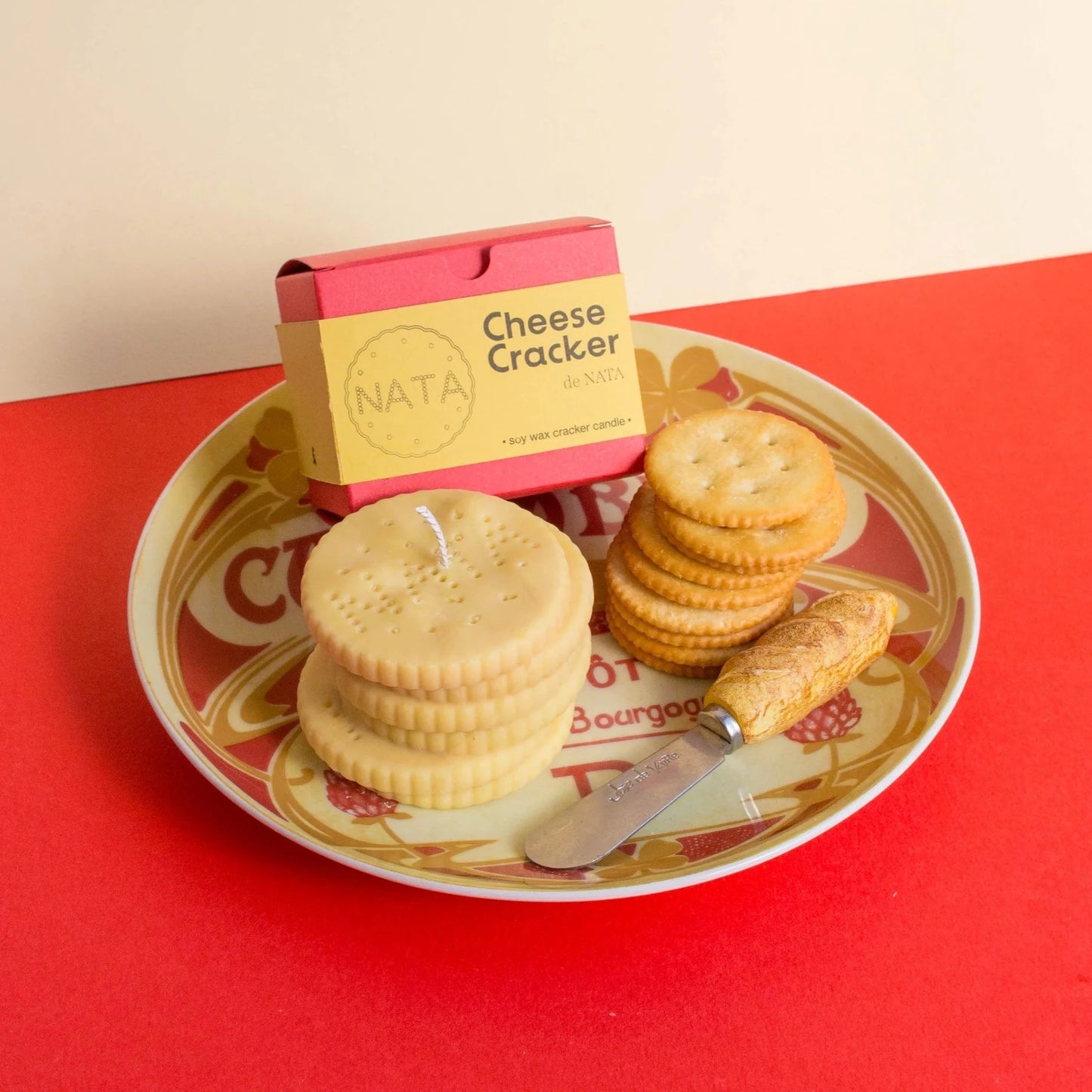 Cheese Cracker Candle