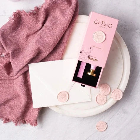 Cherry Blossom Wax Seal Stamp and Wax Stick Set