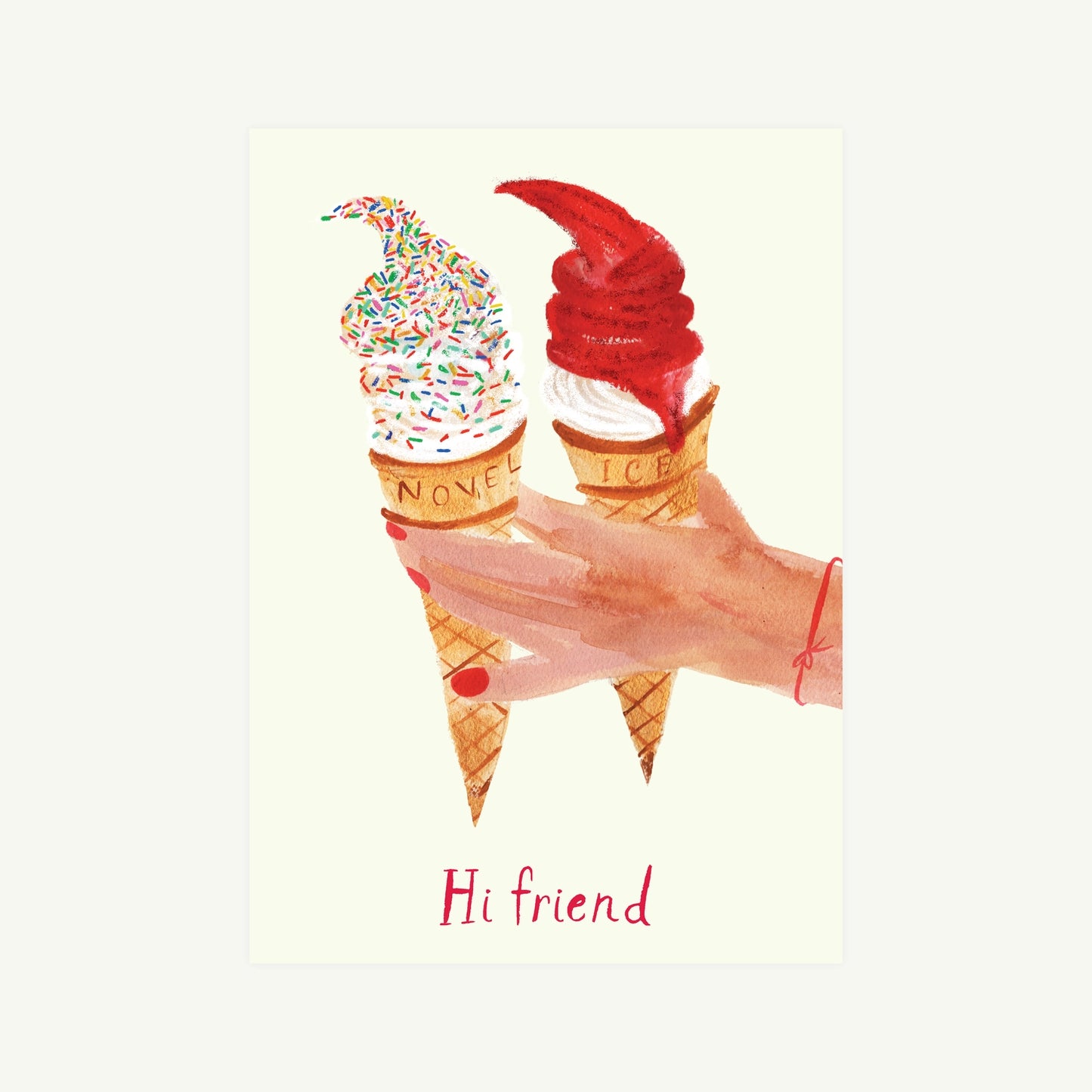 Cherry Dip Card