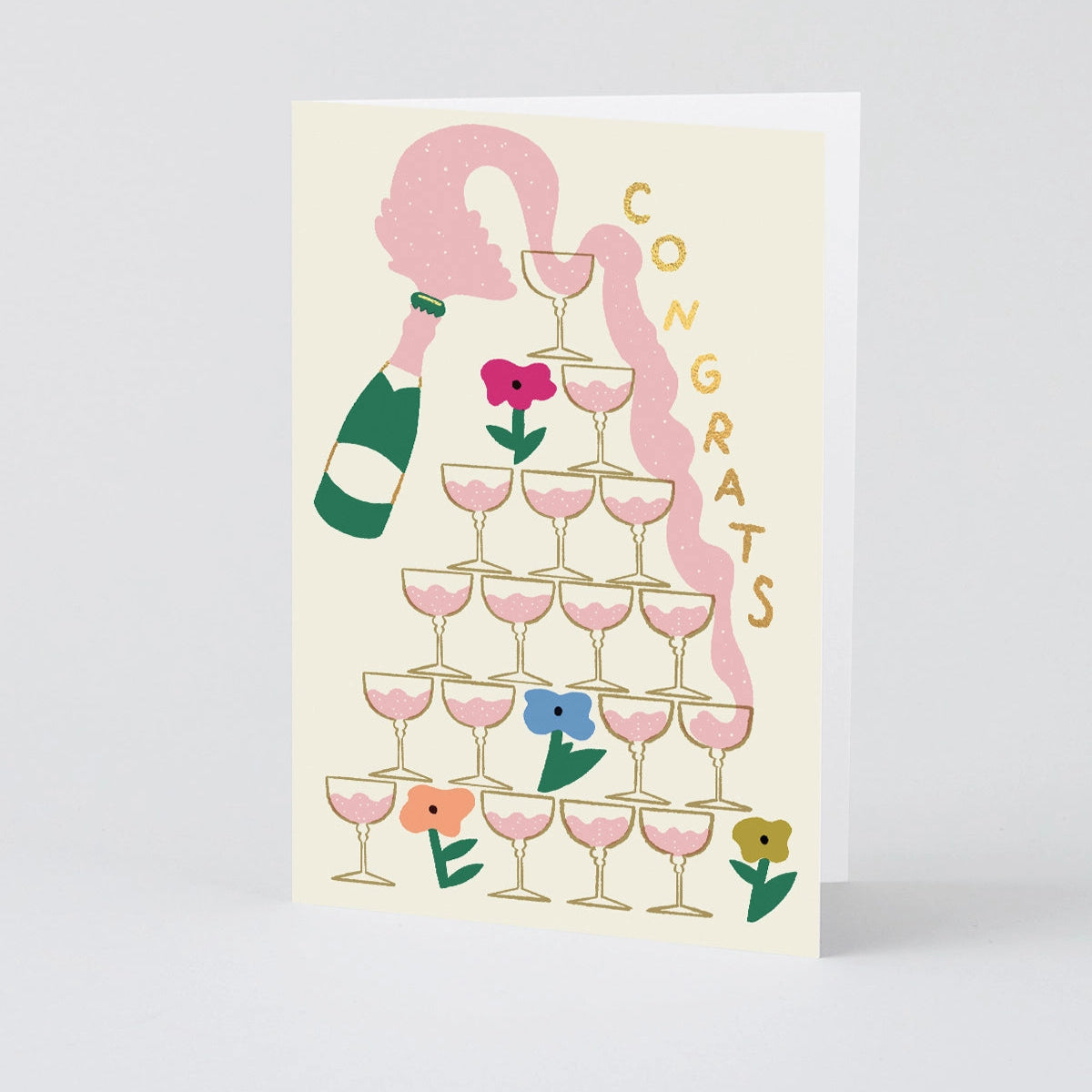 Congrats Champagne Card