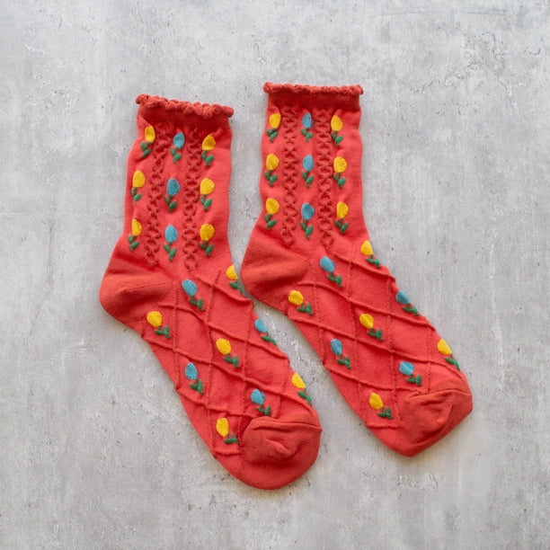 Tulips Casual Socks