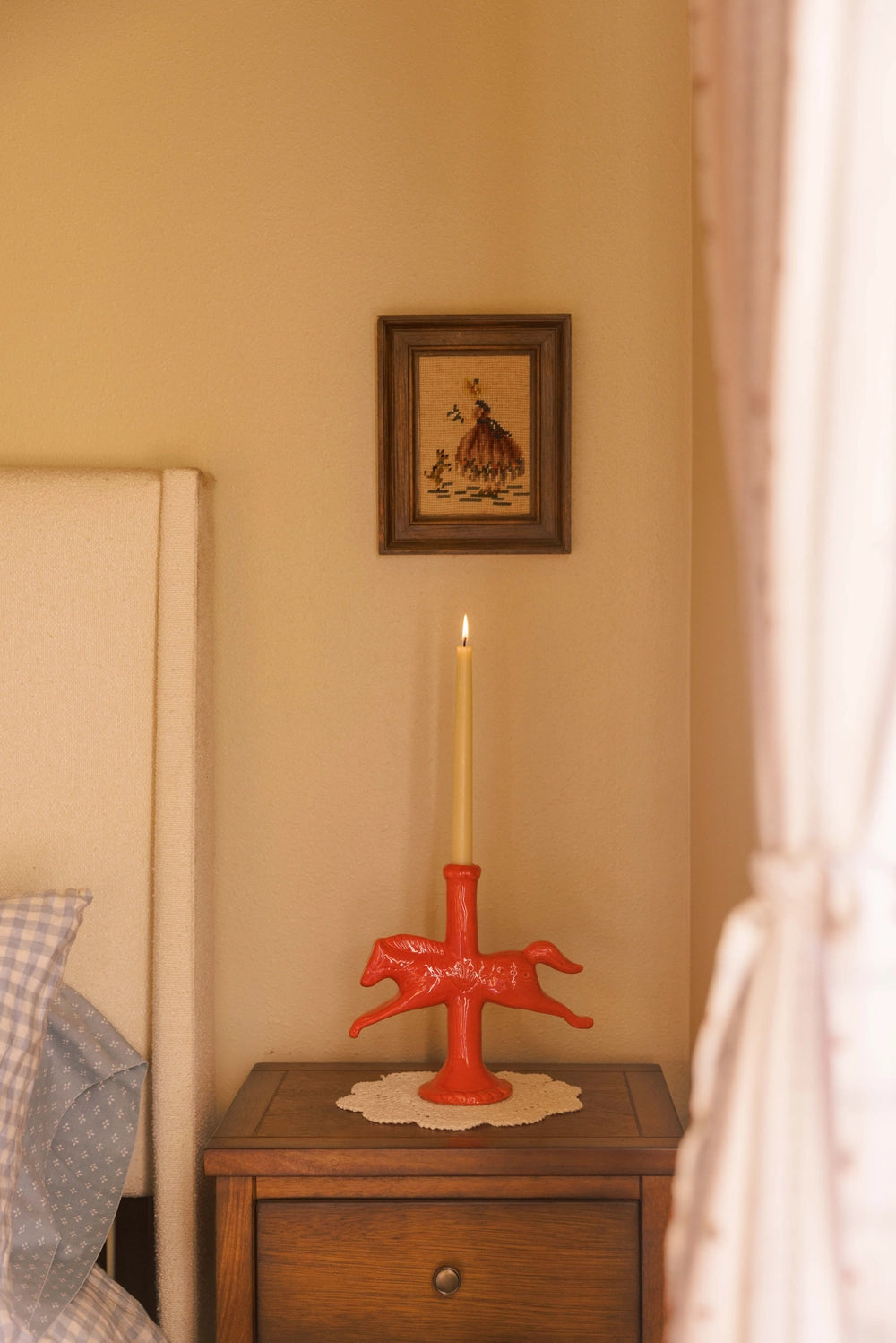 Dala Horse Candlestick