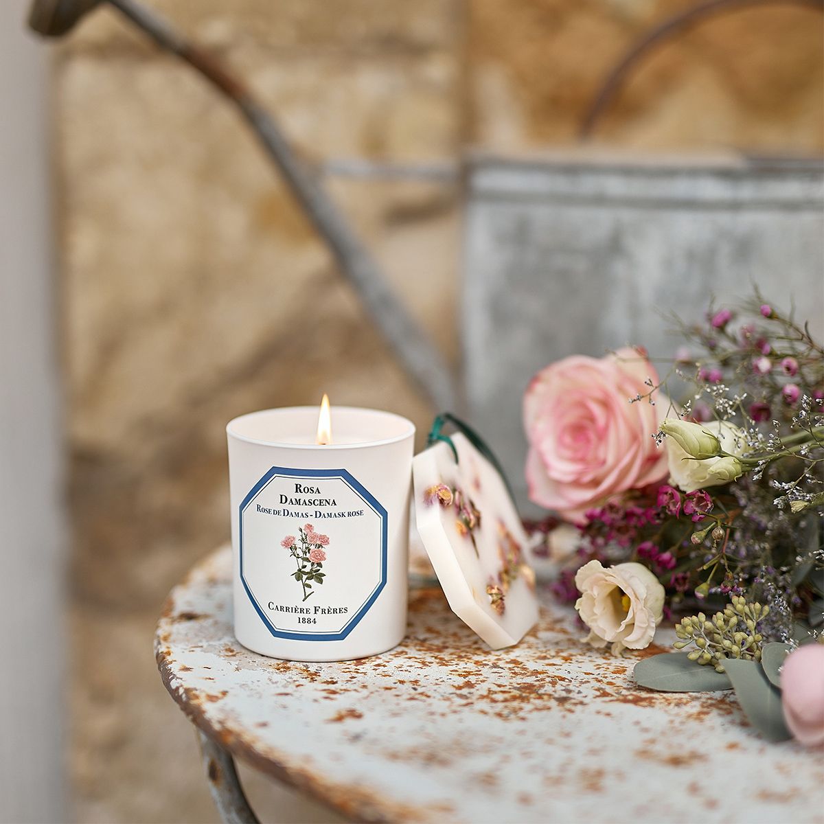 Damask Rose Candle