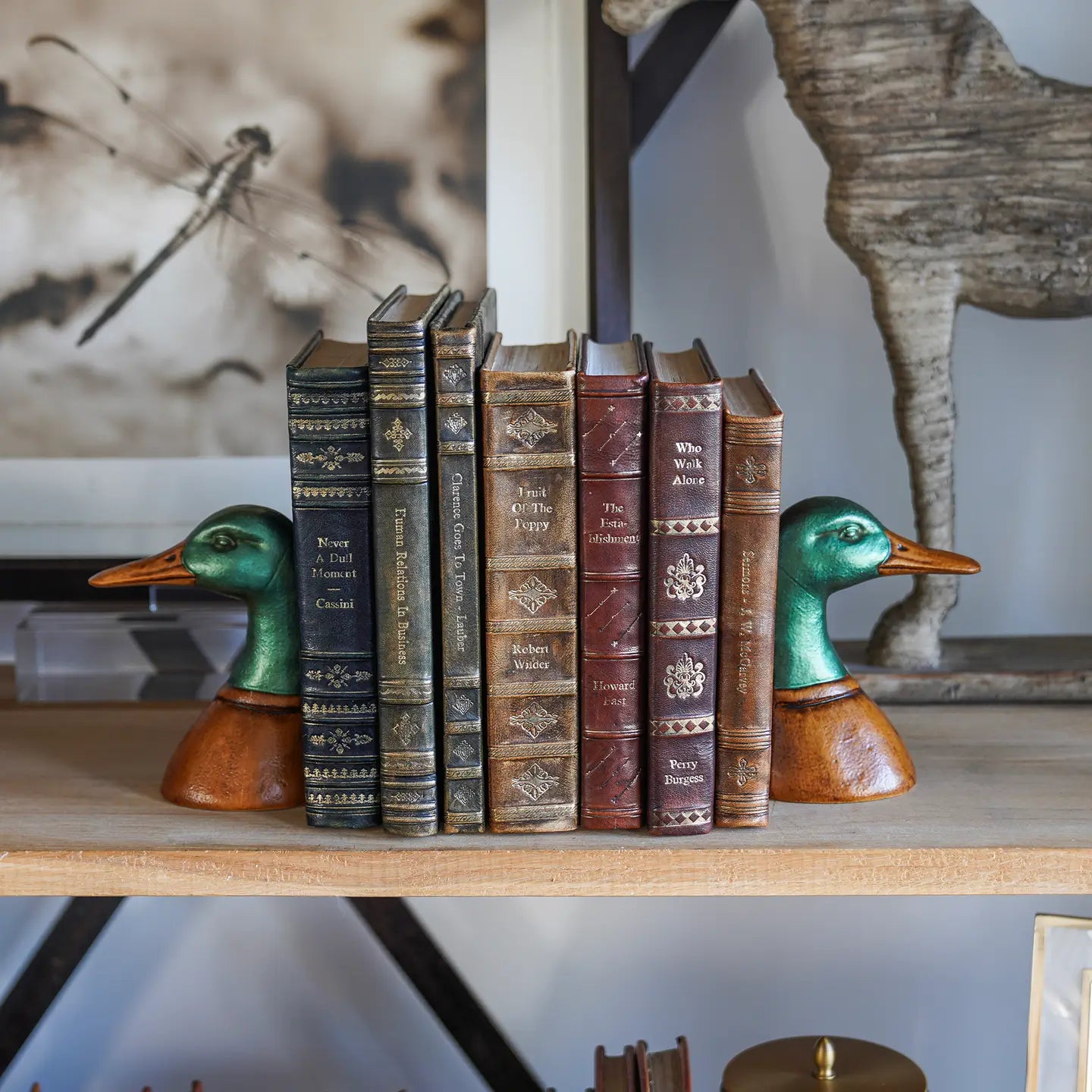 Duck Book Ends Set