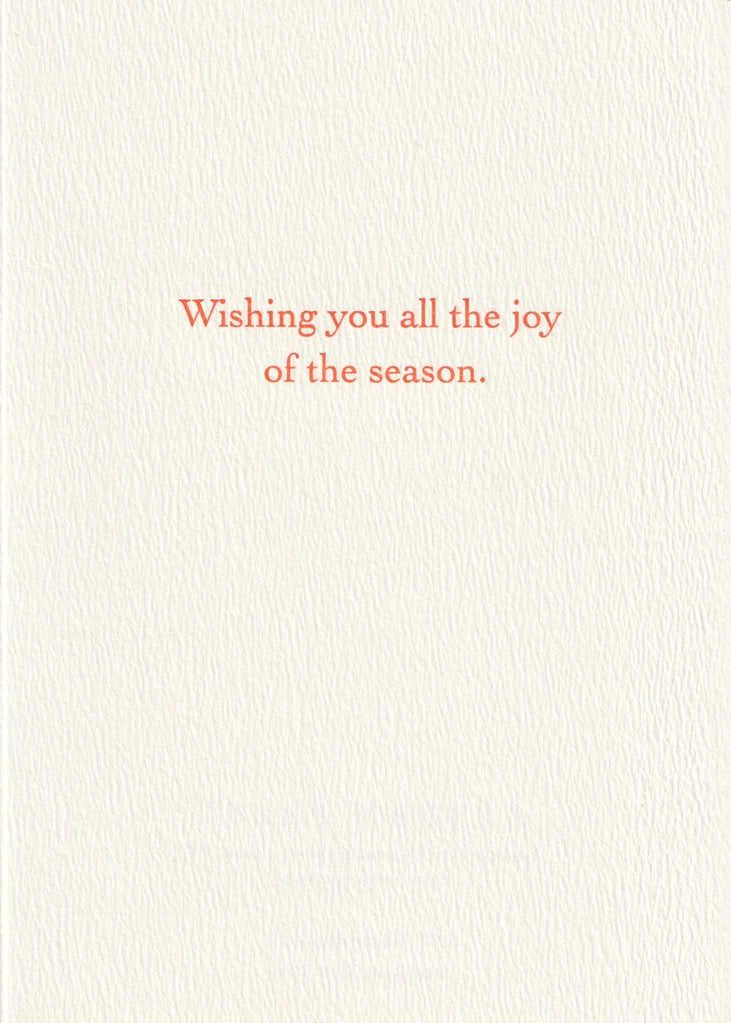 Evergreen Christmas Card