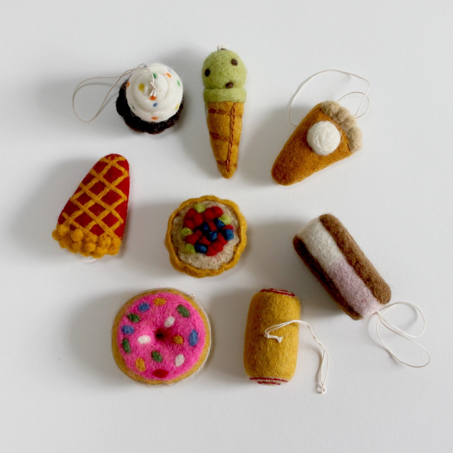 Sweet Tooth Desserts Ornament Set