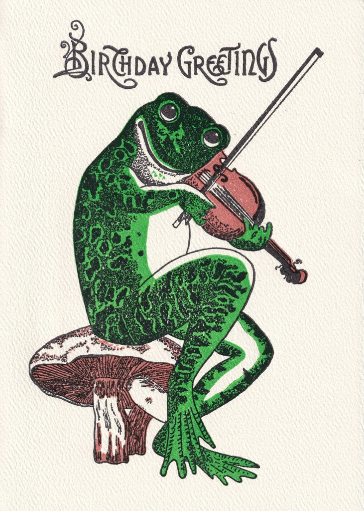 Fiddler Birthday Card