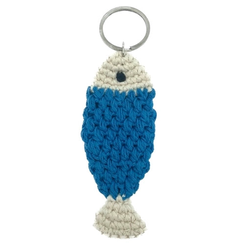 Organic Cotton Fish Keychain
