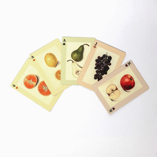 Watercolor Fruits Playing Cards
