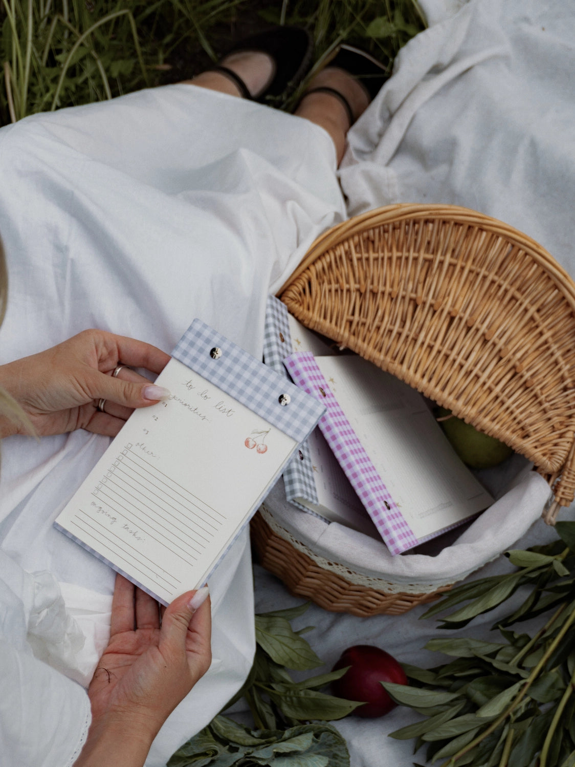 Gingham To-Do List Notepad