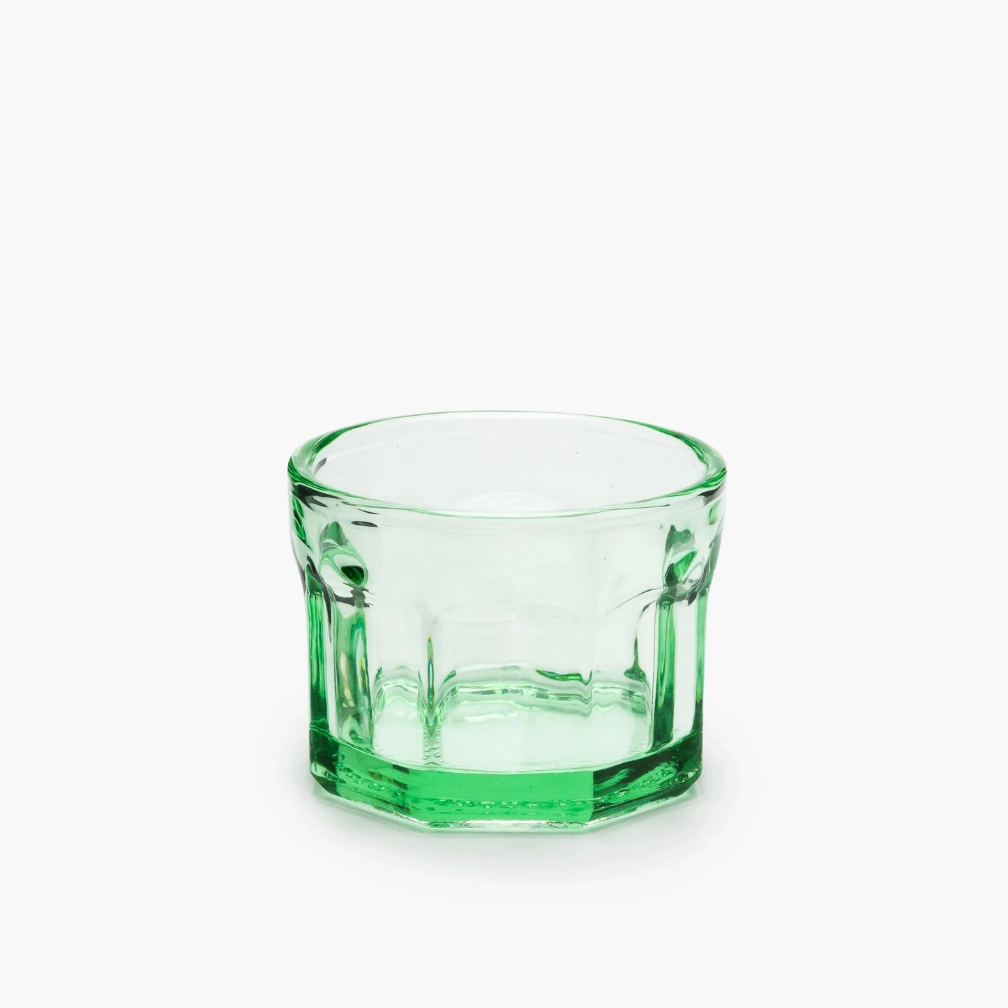 Small Green Water Glass