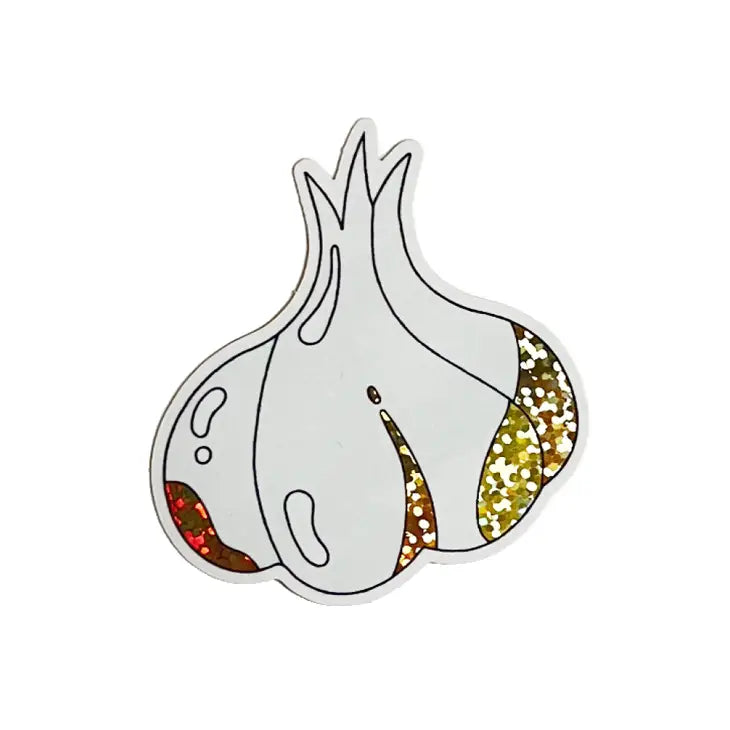 Glitter Garlic Sticker