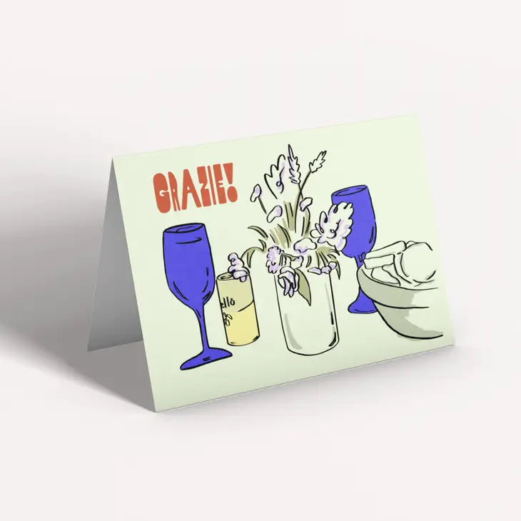 Grazie Greeting Card