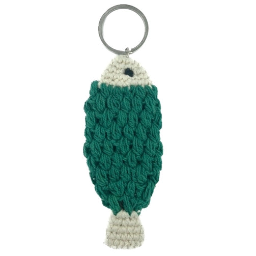 Organic Cotton Fish Keychain