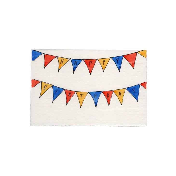 Happy Birthday Flags Card