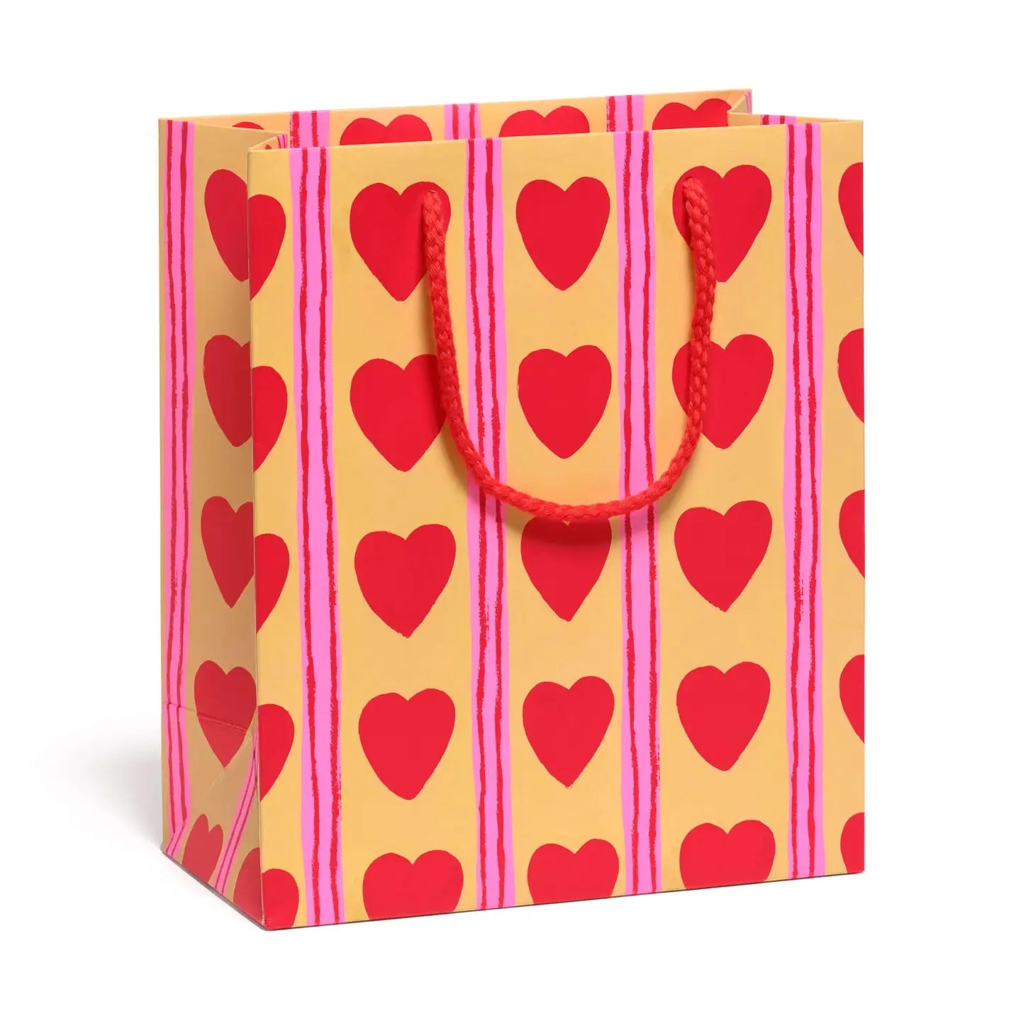 Heart Stripes Medium Gift Bag