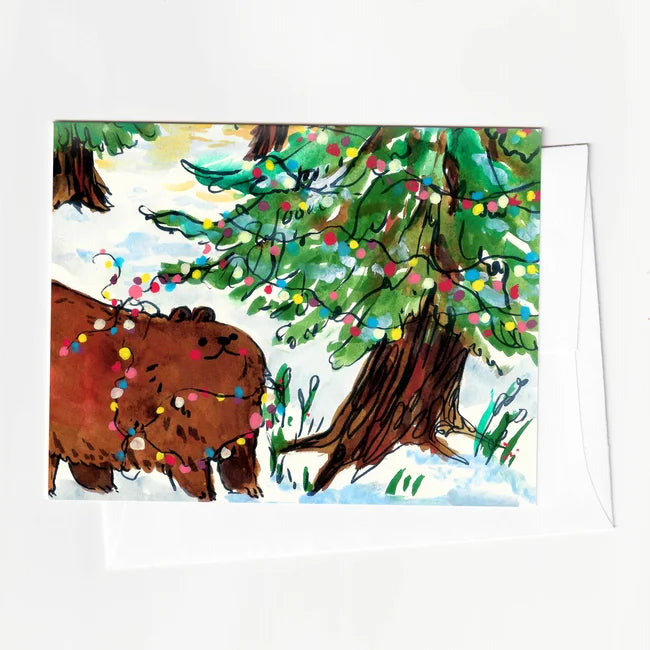 Good Enough Holiday Bear Card