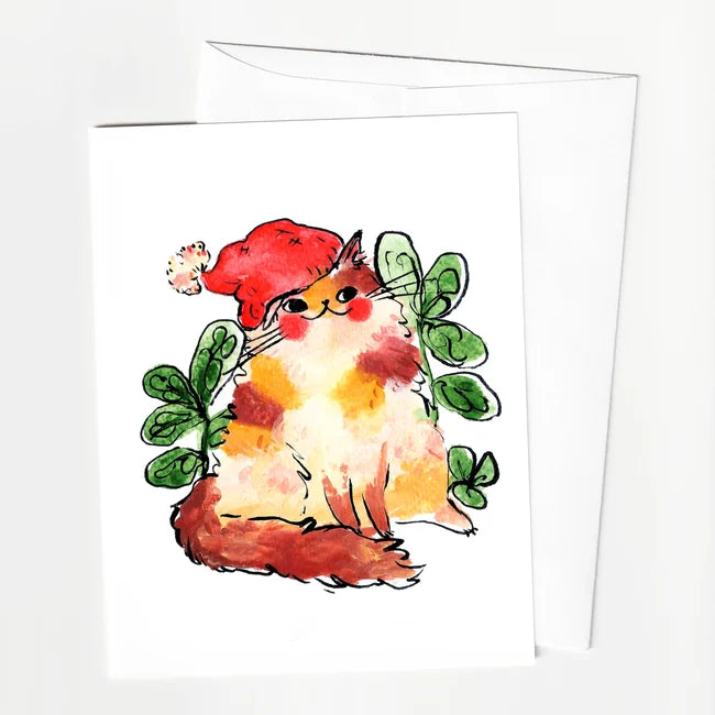 Holiday Cat Card