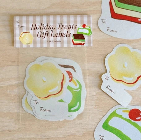 Holiday Treats Gift Tag Labels