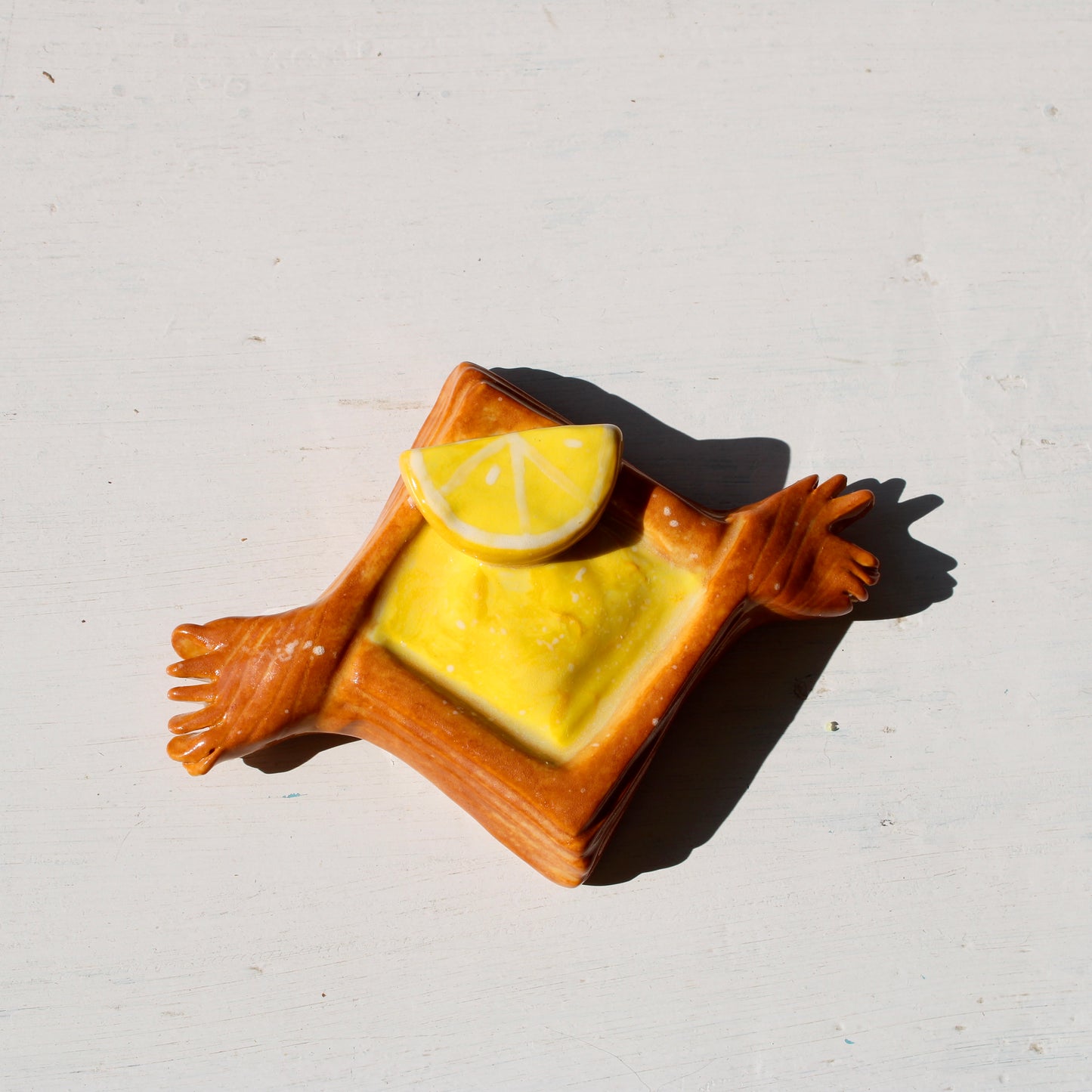 Ceramic Lemon Danish Sculpture