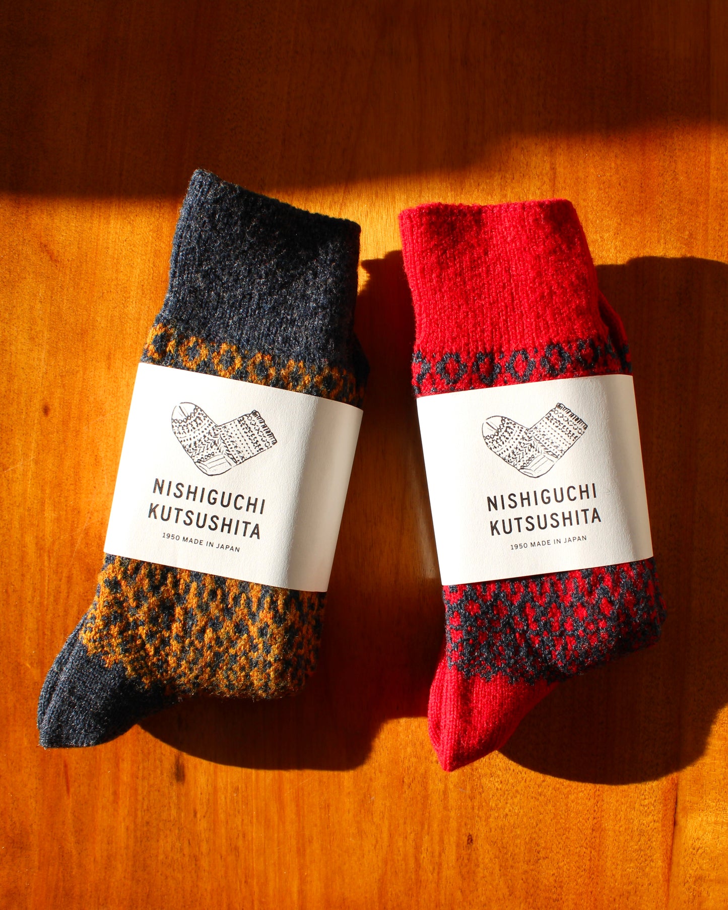 Wool Jacquard Socks