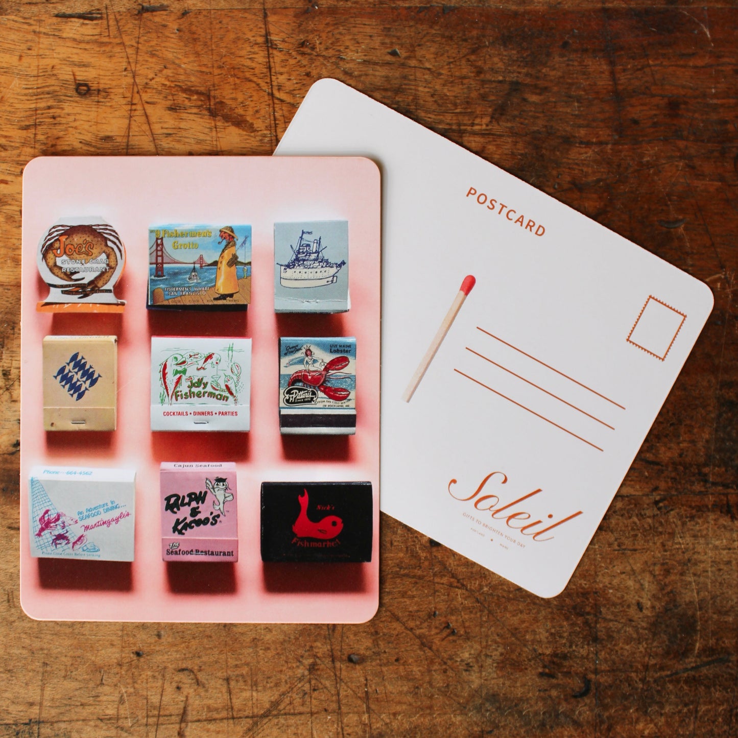 Nautical Matchbook Postcard