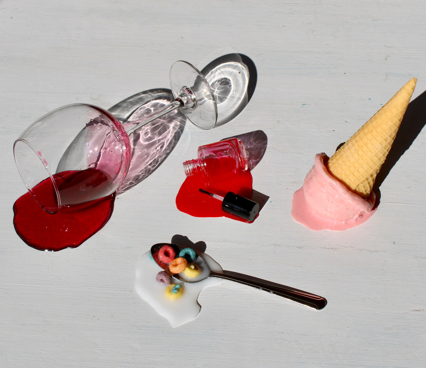 Red Wine Fake Spill