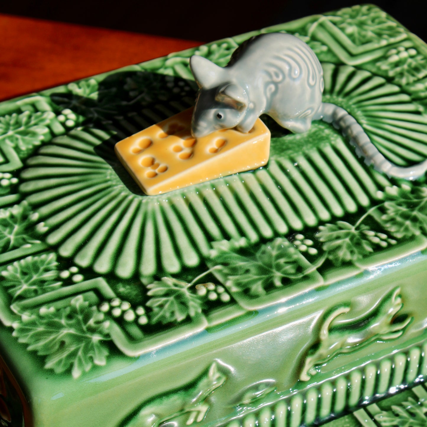 Mouse Cheese Tray with Lid