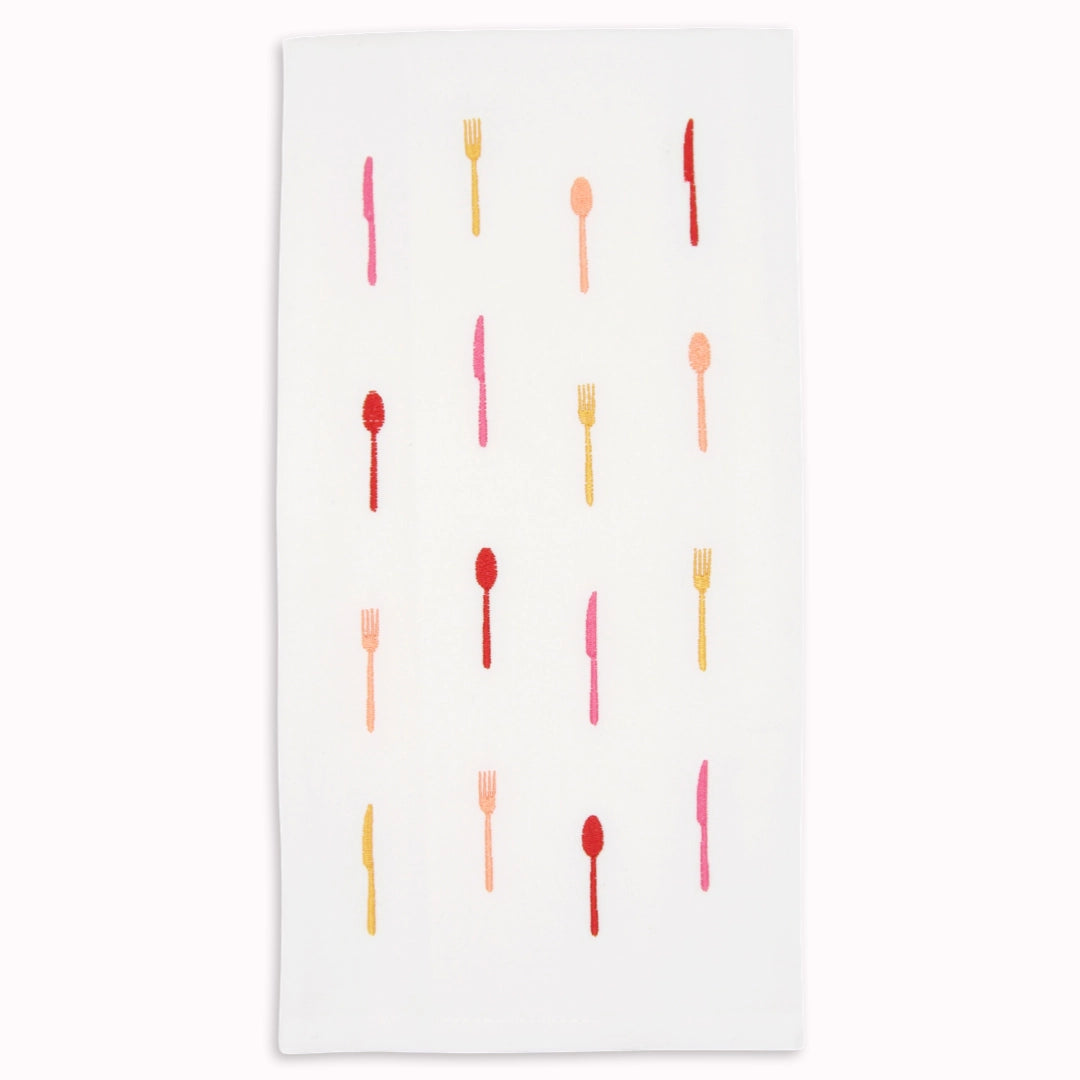 Itty Bitty Flatware Tea Towel