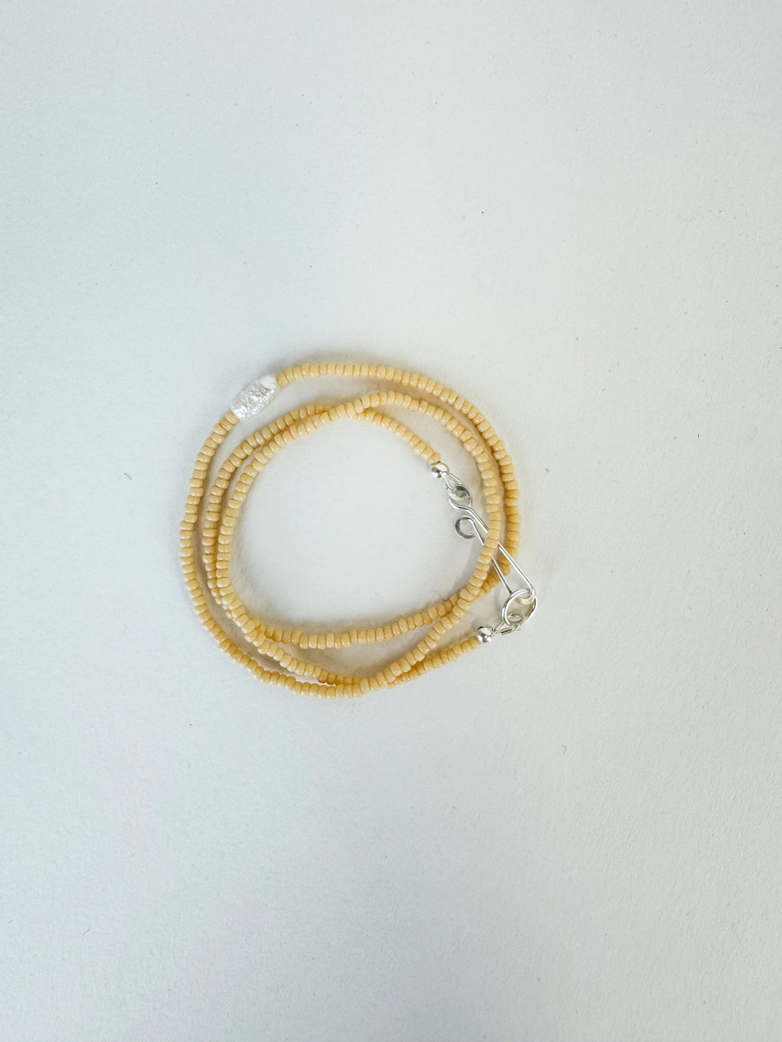 The Khadi Necklace - Butter Yellow