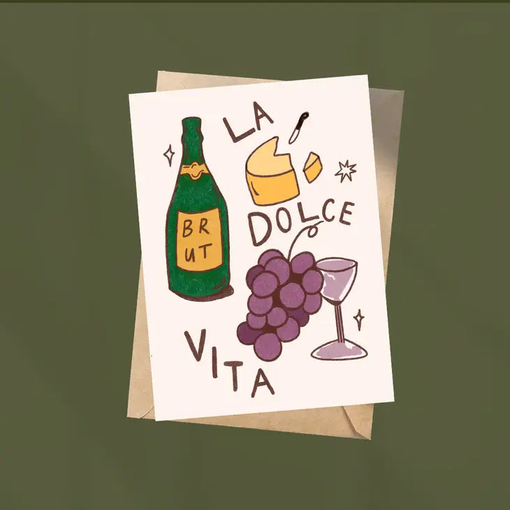 La Dolce Vita Greeting Card