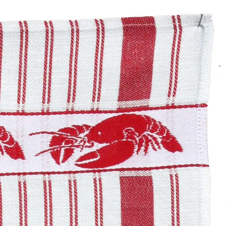 Lobsters & Stripes Tea Towel