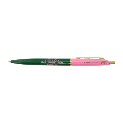 Mach Ballpoint Pen - Green/Pink